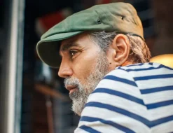 &SONS Knitwear-Jackson Baker Boy Cap - Army Green