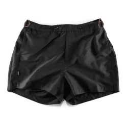&SONS Bottoms & Shorts-Newman Swim Shorts Black