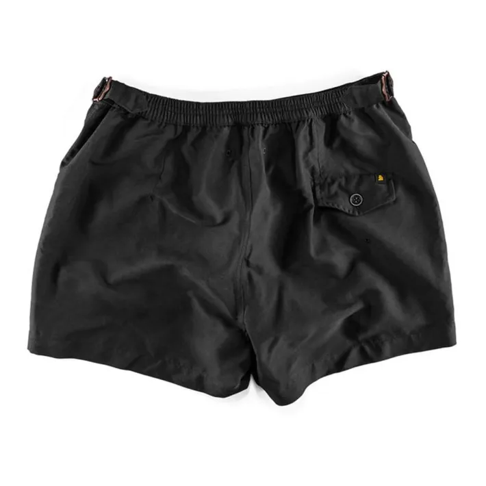 &SONS Bottoms & Shorts-Newman Swim Shorts Black
