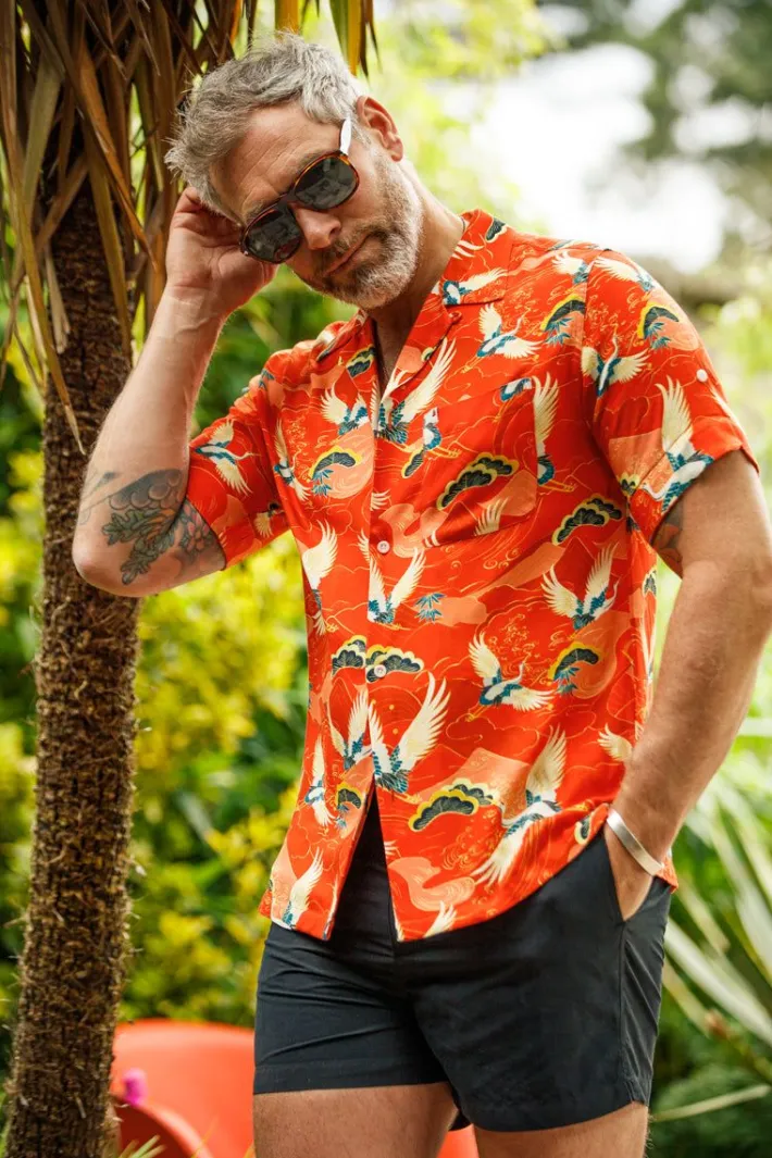 &SONS Bottoms & Shorts-Newman Swim Shorts Black