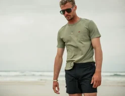 &SONS Bottoms & Shorts-Newman Swim Shorts Black