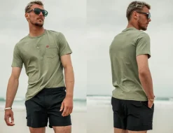 &SONS Bottoms & Shorts-Newman Swim Shorts Black