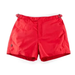 &SONS Bottoms & Shorts-Newman Swim Shorts Vintage Red