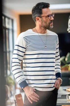 &SONS Tops-21 Breton Long Sleeve Top