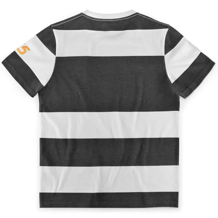 &SONS Tops-75 T-Shirt Black Stripe