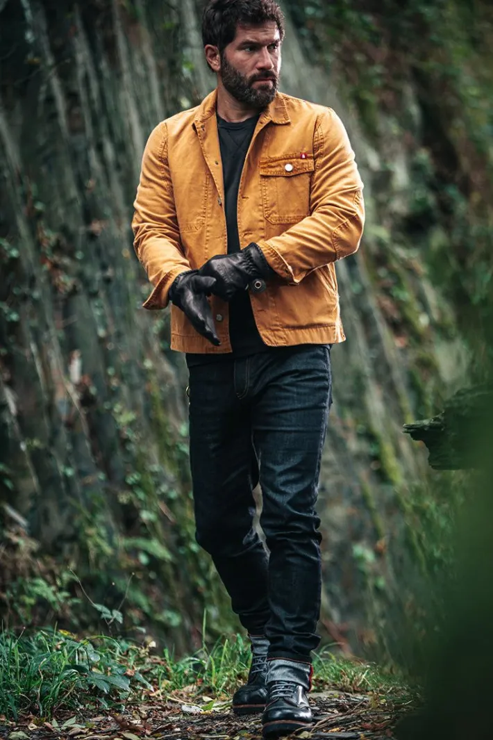 &SONS Leather Goods-Adventure Gloves Black