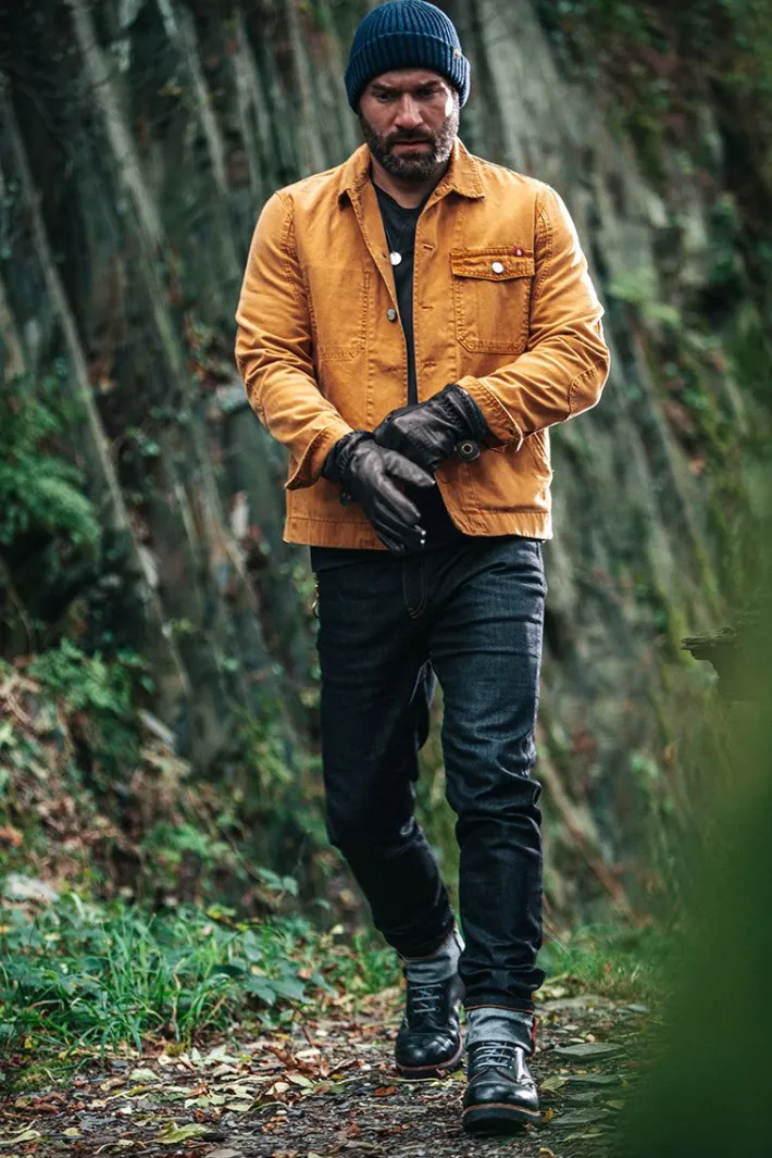 &SONS Leather Goods-Adventure Gloves Black