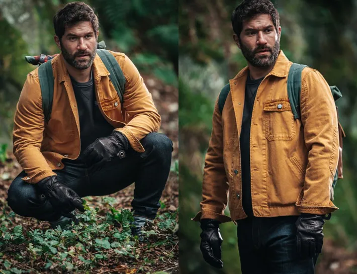 &SONS Leather Goods-Adventure Gloves Black