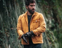 &SONS Leather Goods-Adventure Gloves Black