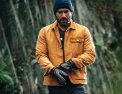 &SONS Leather Goods-Adventure Gloves Black