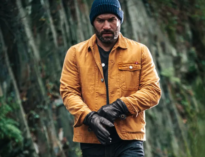 &SONS Leather Goods-Adventure Gloves Black