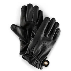 &SONS Leather Goods-Adventure Gloves Black