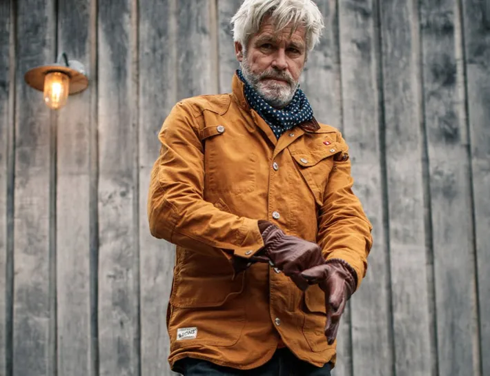 &SONS Leather Goods-Adventure Gloves Oxblood Brown