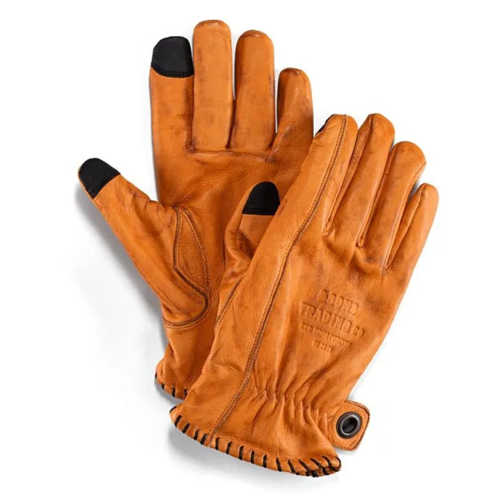 &SONS Leather Goods-Adventure Gloves Tan