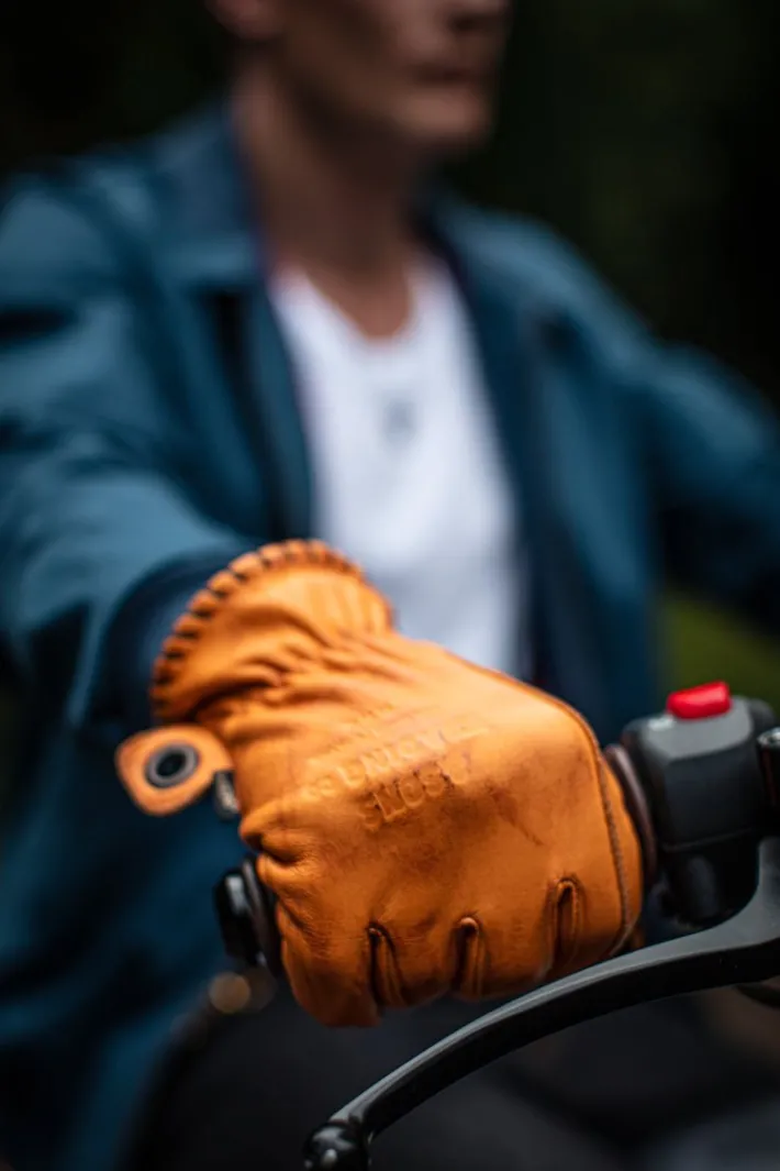 &SONS Leather Goods-Adventure Gloves Tan