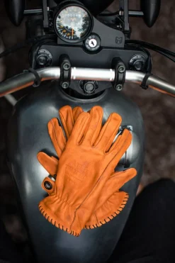 &SONS Leather Goods-Adventure Gloves Tan