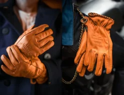 &SONS Leather Goods-Adventure Gloves Tan