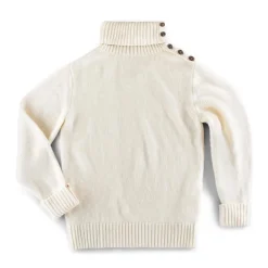 &SONS Jackets & Coats-Ahab Submariner Rollneck Jumper Ecru