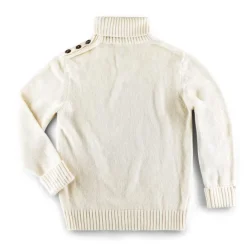 &SONS Jackets & Coats-Ahab Submariner Rollneck Jumper Ecru