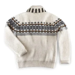 &SONS Jackets & Coats-Alpine Cardigan Ecru