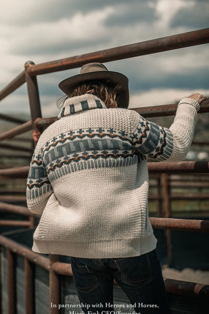 &SONS Jackets & Coats-Alpine Cardigan Ecru