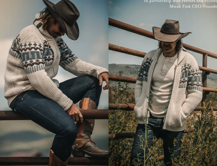 &SONS Jackets & Coats-Alpine Cardigan Ecru