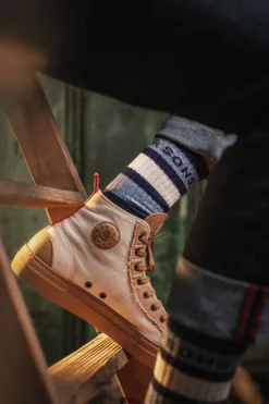 &SONS Footwear-Baseline Socks Navy