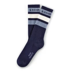 &SONS Footwear-Baseline Socks Navy
