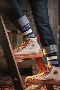 &SONS Footwear-Baseline Socks Navy