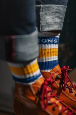 &SONS Footwear-Baseline Socks White