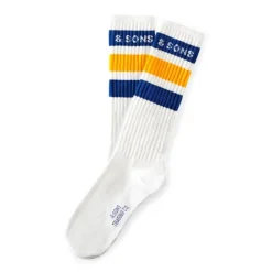&SONS Footwear-Baseline Socks White