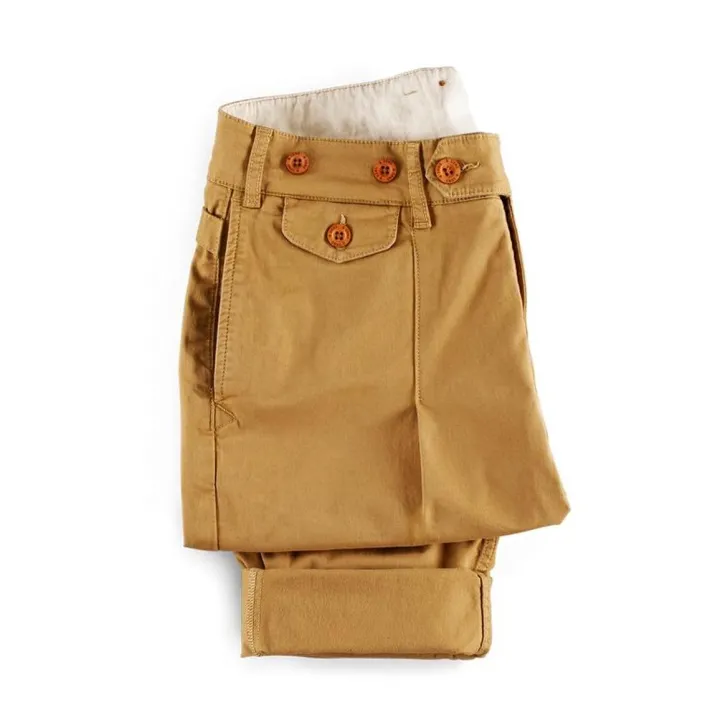 &SONS Bottoms & Shorts-Beckett Trousers Tan