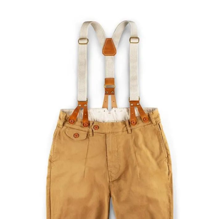 &SONS Bottoms & Shorts-Beckett Trousers Tan