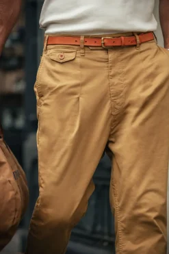 &SONS Bottoms & Shorts-Beckett Trousers Tan