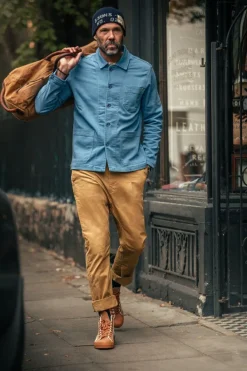 &SONS Bottoms & Shorts-Beckett Trousers Tan