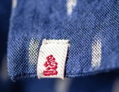 &SONS Scarves-Blue Star Dot Scarf