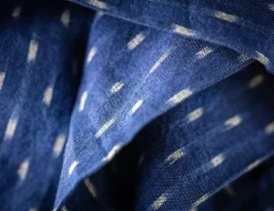 &SONS Scarves-Blue Star Dot Scarf