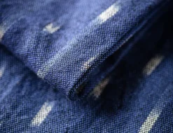 &SONS Scarves-Blue Star Dot Scarf