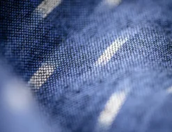 &SONS Scarves-Blue Star Dot Scarf