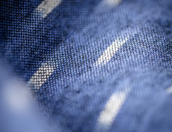 &SONS Scarves-Blue Star Dot Scarf