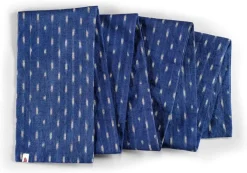 &SONS Scarves-Blue Star Dot Scarf