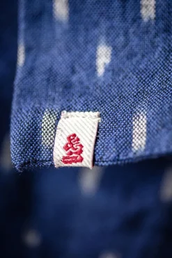 &SONS Scarves-Blue Star Dot Scarf