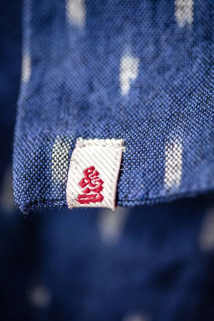 &SONS Scarves-Blue Star Dot Scarf