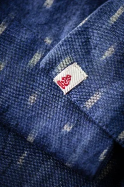 &SONS Scarves-Blue Star Dot Scarf