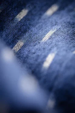 &SONS Scarves-Blue Star Dot Scarf