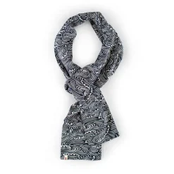 &SONS Scarves-Blue Waves Scarf