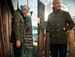 &SONS Jackets & Coats-Boardwalk Peacoat Army Green