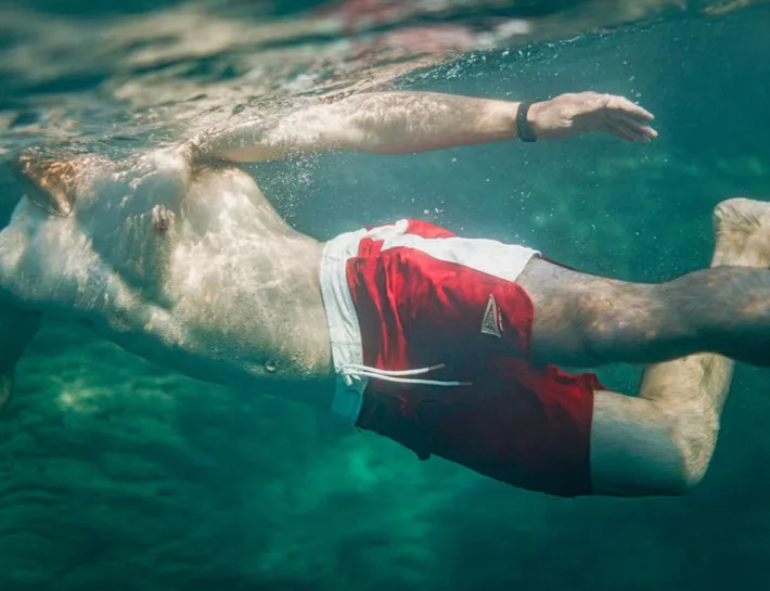 &SONS Bottoms & Shorts-Bodhi Boardshorts Red