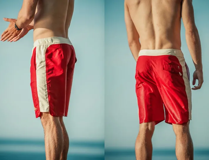 &SONS Bottoms & Shorts-Bodhi Boardshorts Red