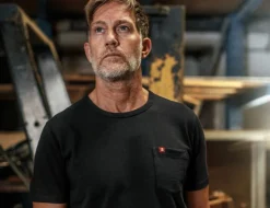 &SONS Tops-Boxer Pocket T-Shirt Black